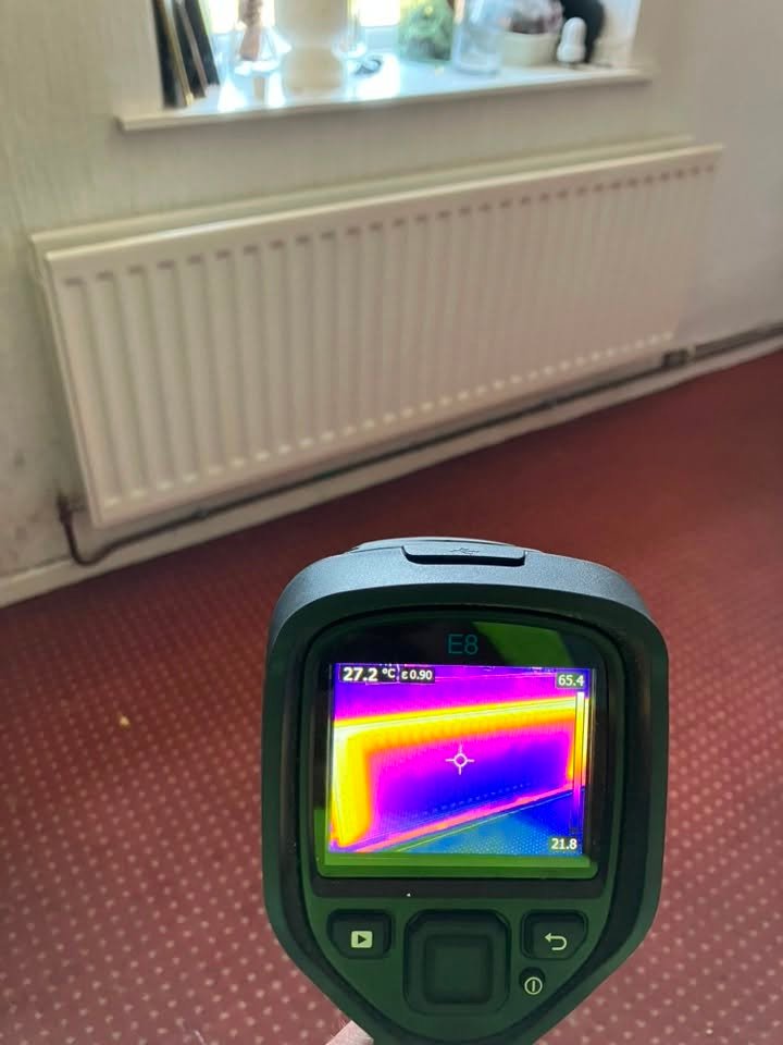 Heating System Flushing and Radiator Heat Check in Benburb - BMK job photo 2