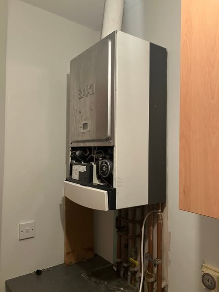 Baxi Boiler Inspection and Heating Pipework in Stewartstown - BMK job photo 3