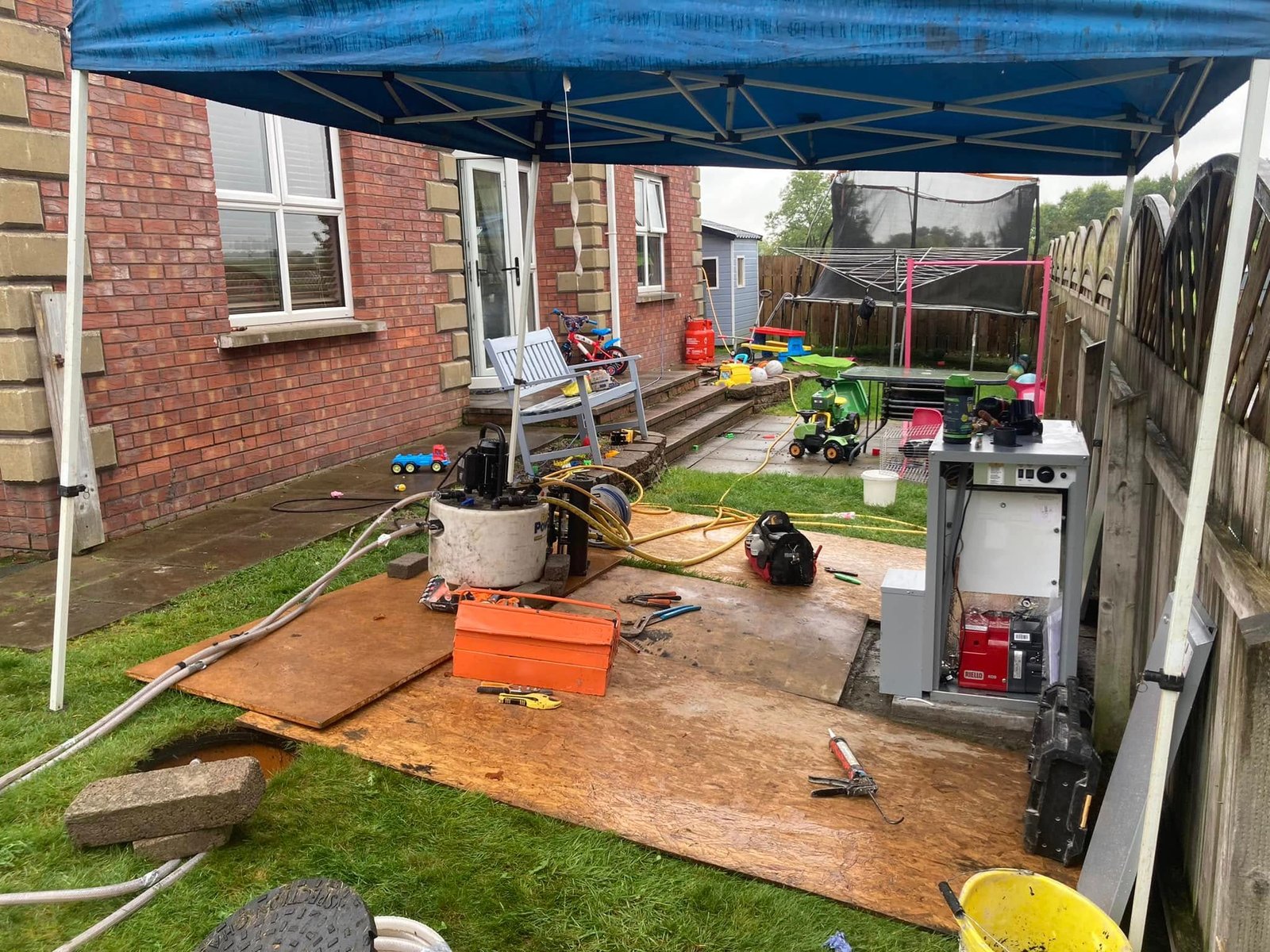 Boiler Replacement and Power Flush Recently Completed in Eglish - BMK job photo 1