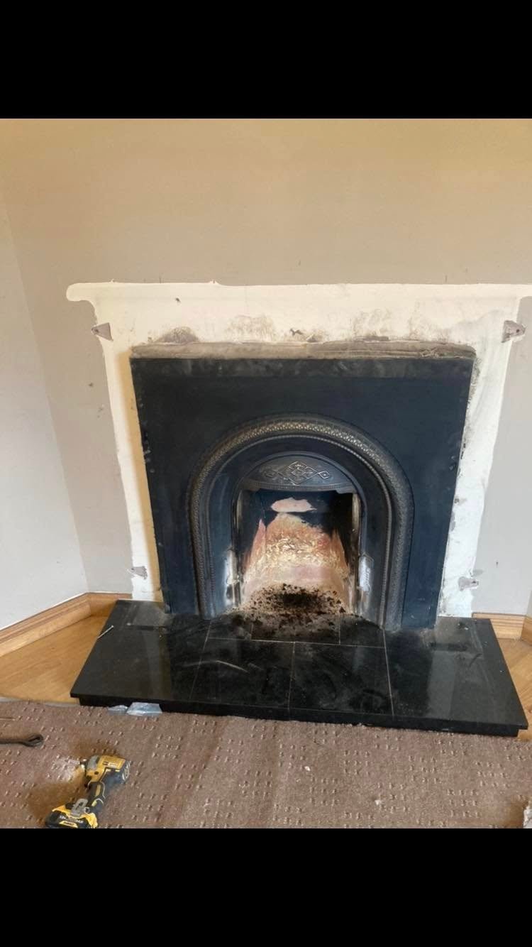 Fireplace Transformation and Heating Upgrade Recently Completed - BMK job photo 1