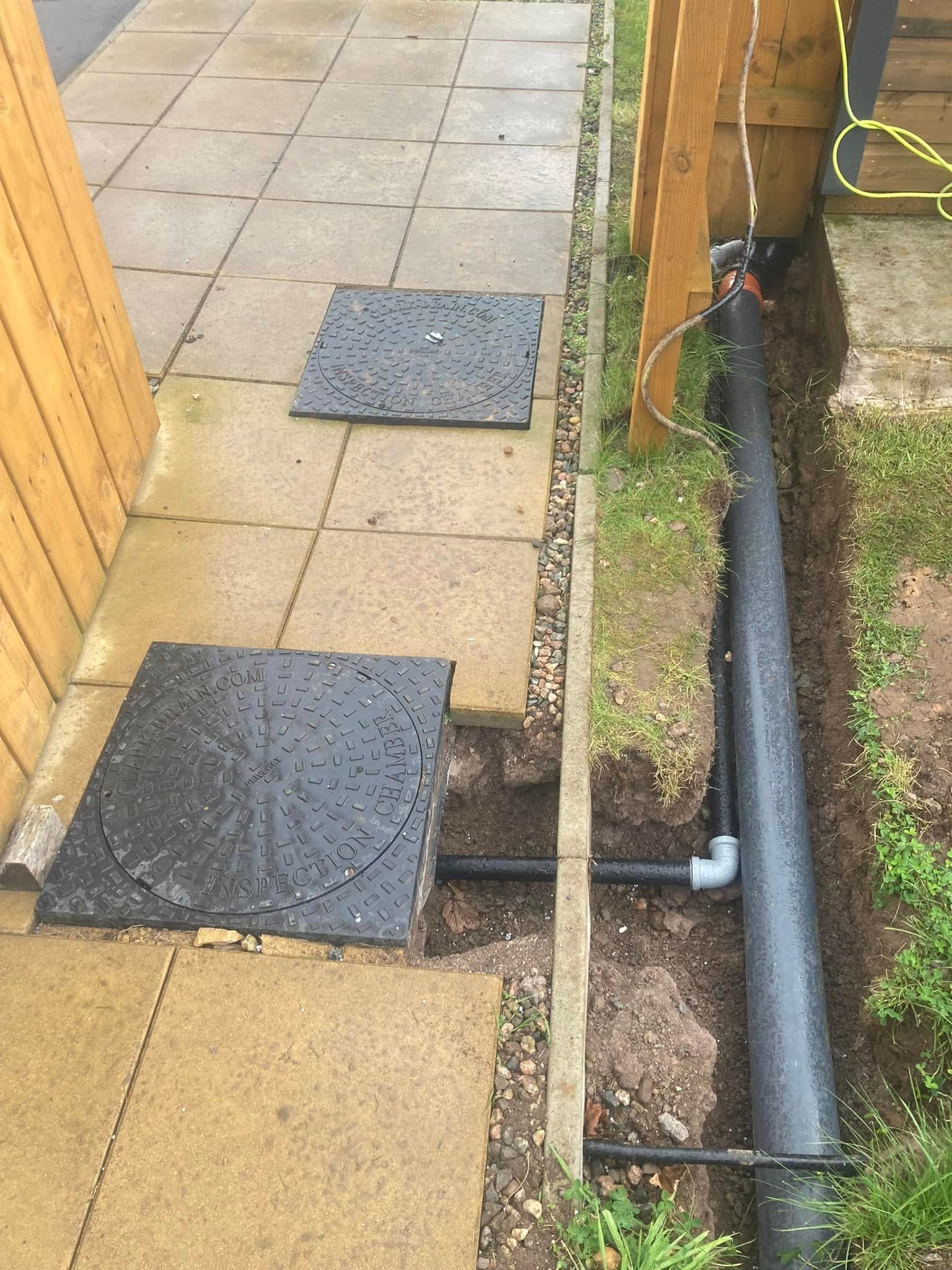 Underground Drainage Installation Armagh - BMK job photo 1