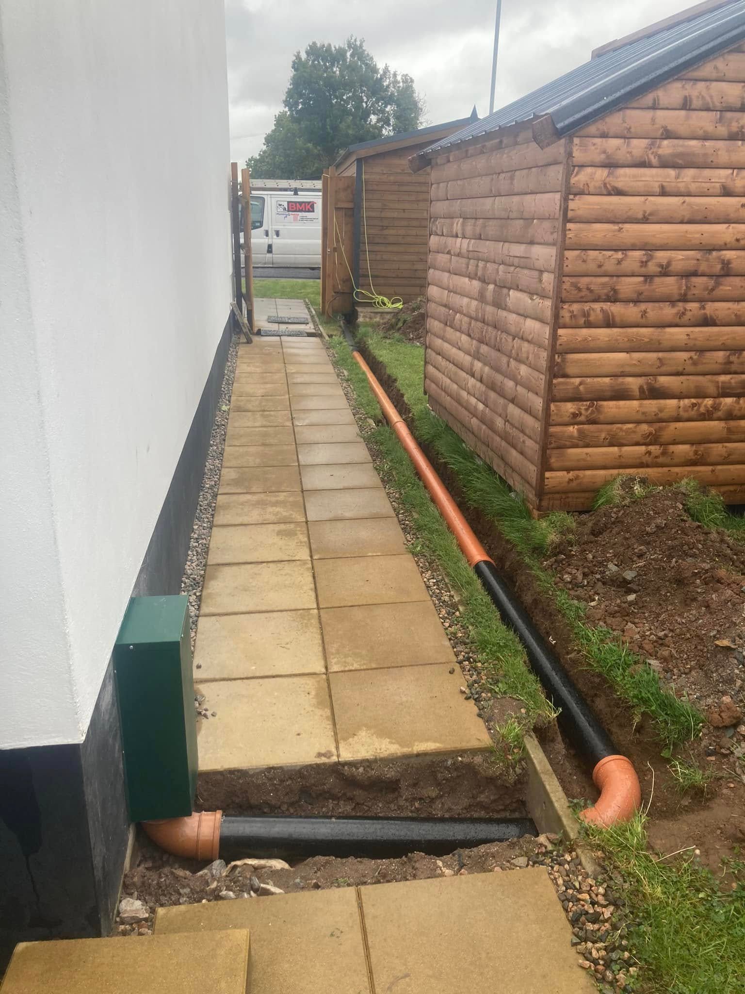 Underground Drainage Installation Armagh - BMK job photo 3