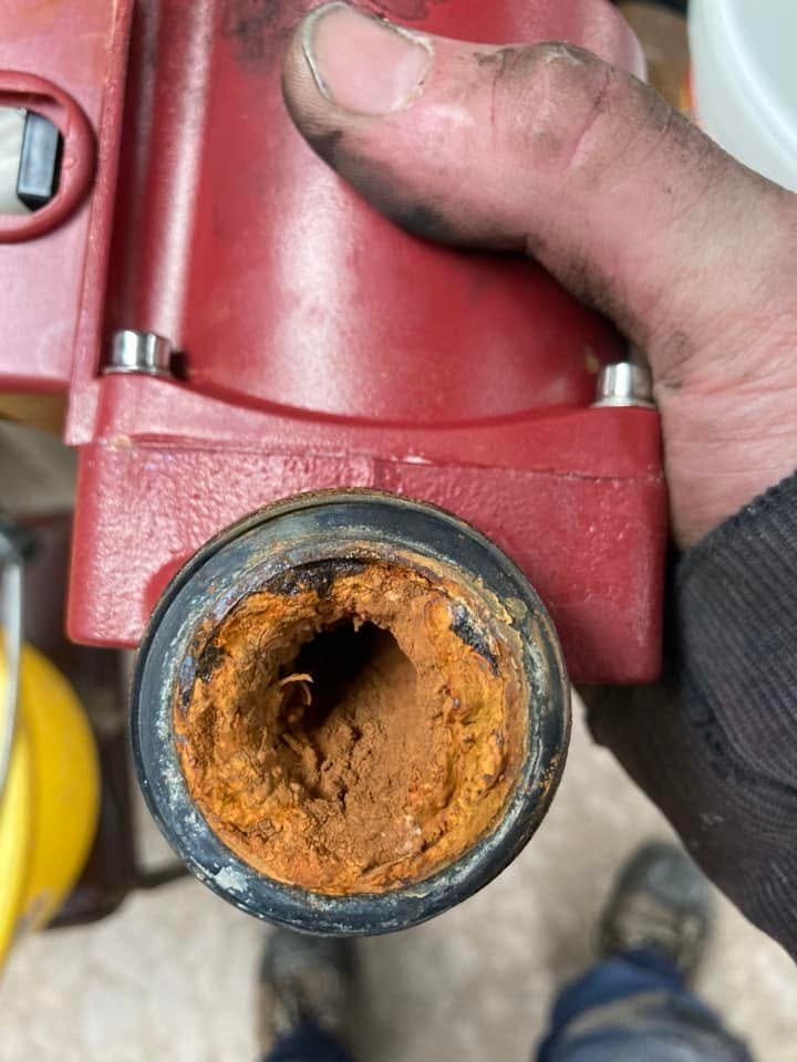 Grant Vortex Boiler Installation, Power Flush and Water Tank Replacement Recently Completed - BMK job photo 1