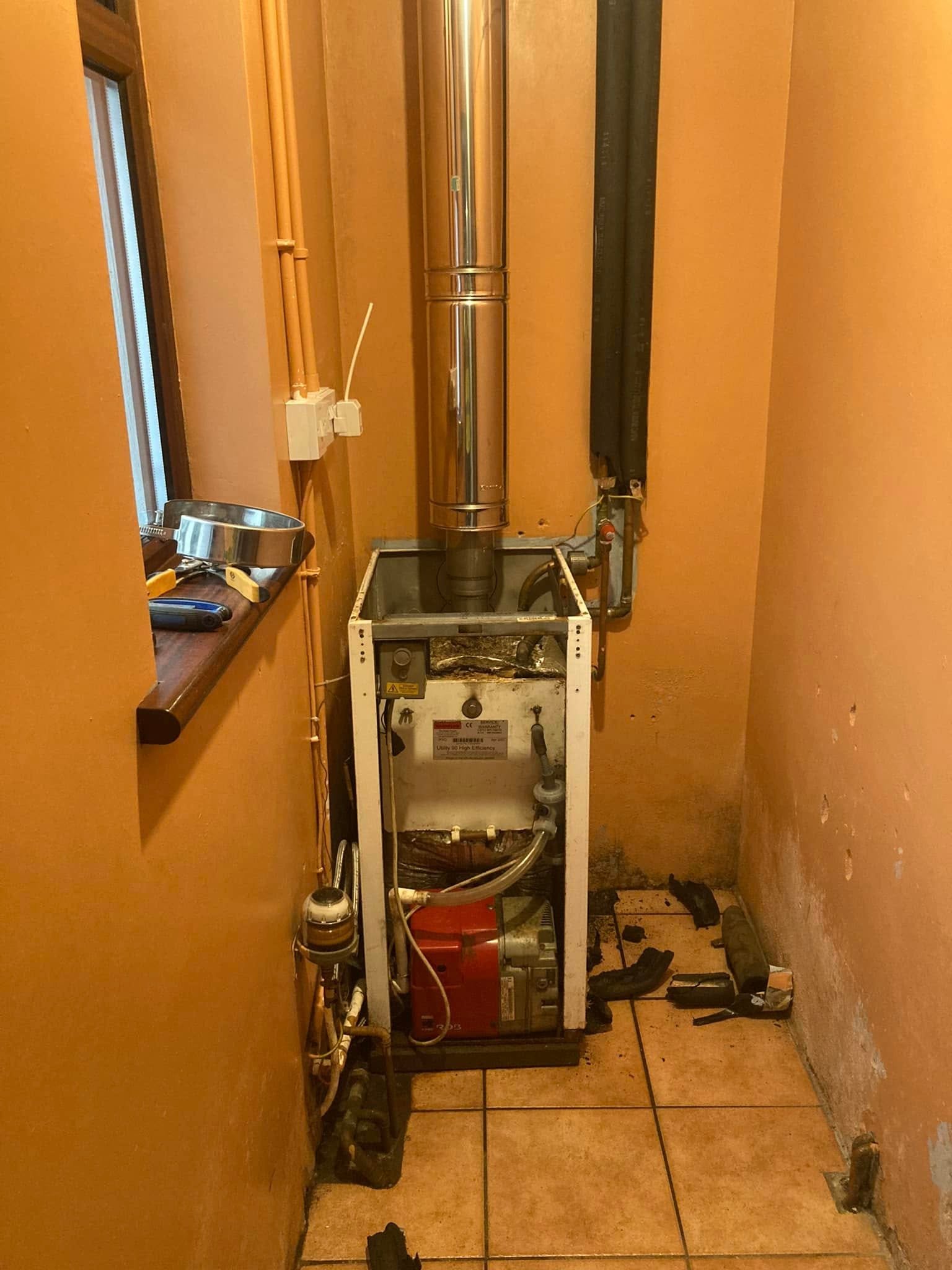 Grant Vortex Boiler Installation, Power Flush and Water Tank Replacement Recently Completed - BMK job photo 3