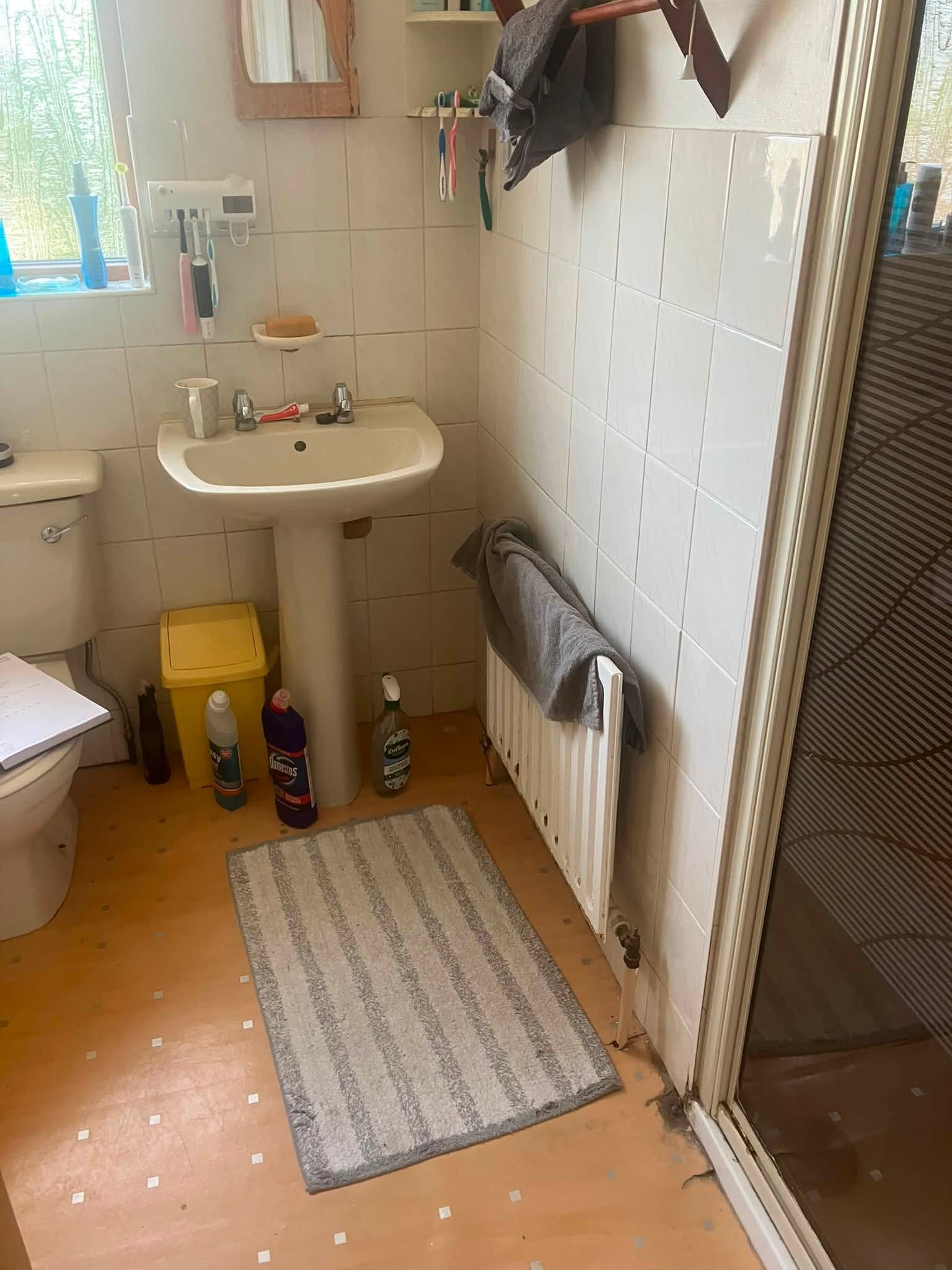 Bathroom Refurbishment With Shower Enclosure and Vanity in Killyman - BMK job photo 1