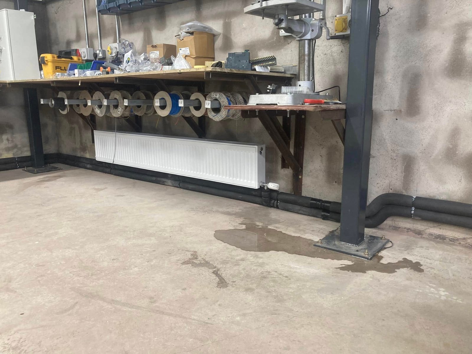 New Radiator Pipework and Insulation Recently Installed for JMK Electrics - BMK job photo 1