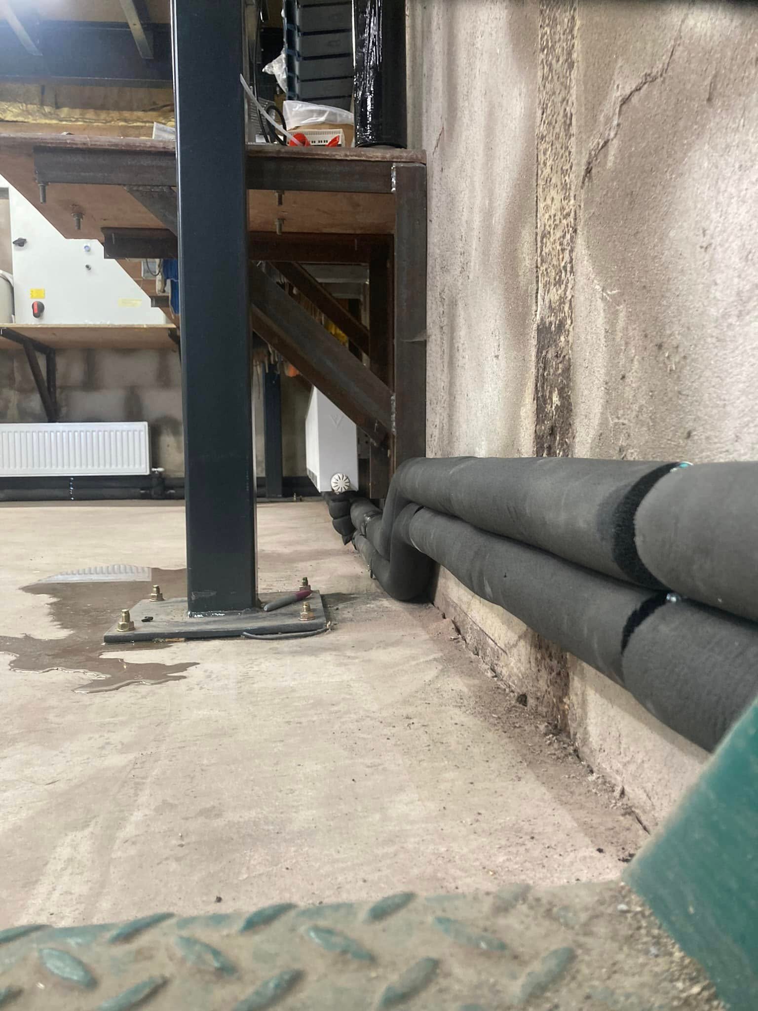 New Radiator Pipework and Insulation Recently Installed for JMK Electrics - BMK job photo 2