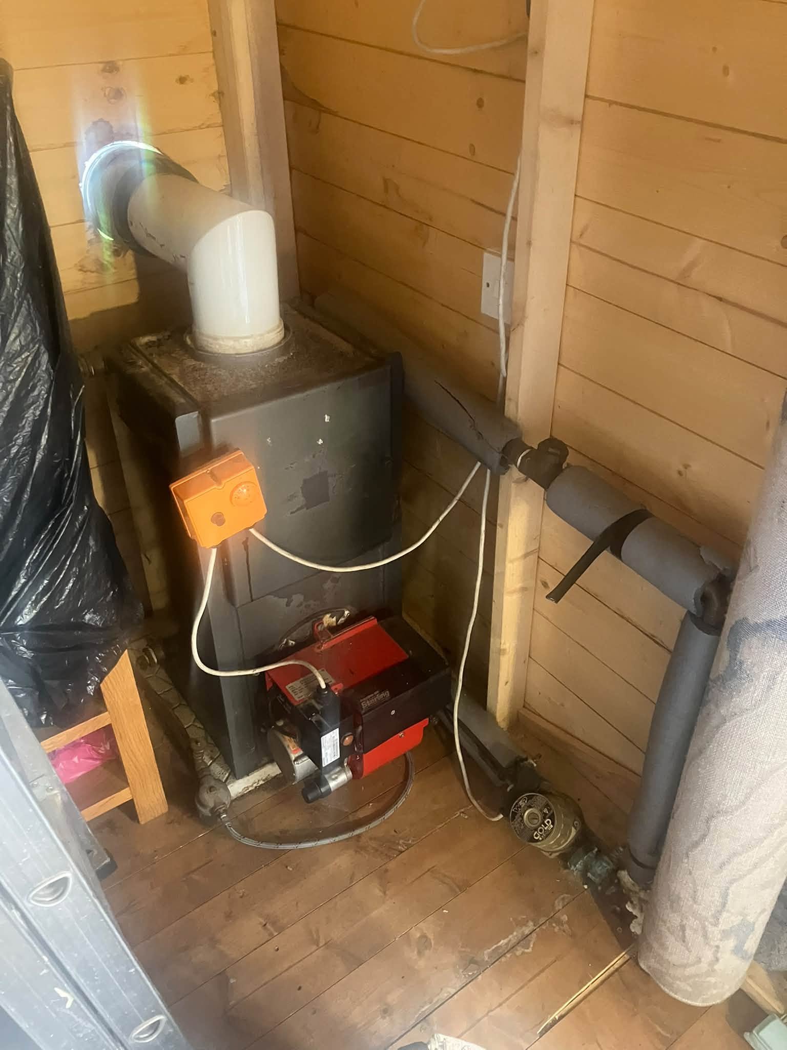 Outdoor Heating Equipment and Pipework in Coalisland - BMK job photo 3
